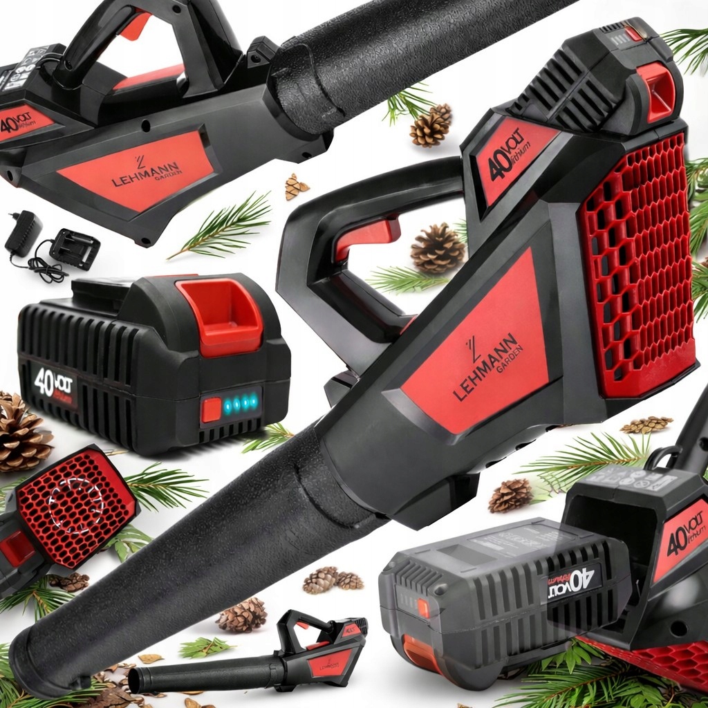 Foukač Akumulátorový Na Listí Zahradní Sada 40V Aku+nabíj. Nový Model