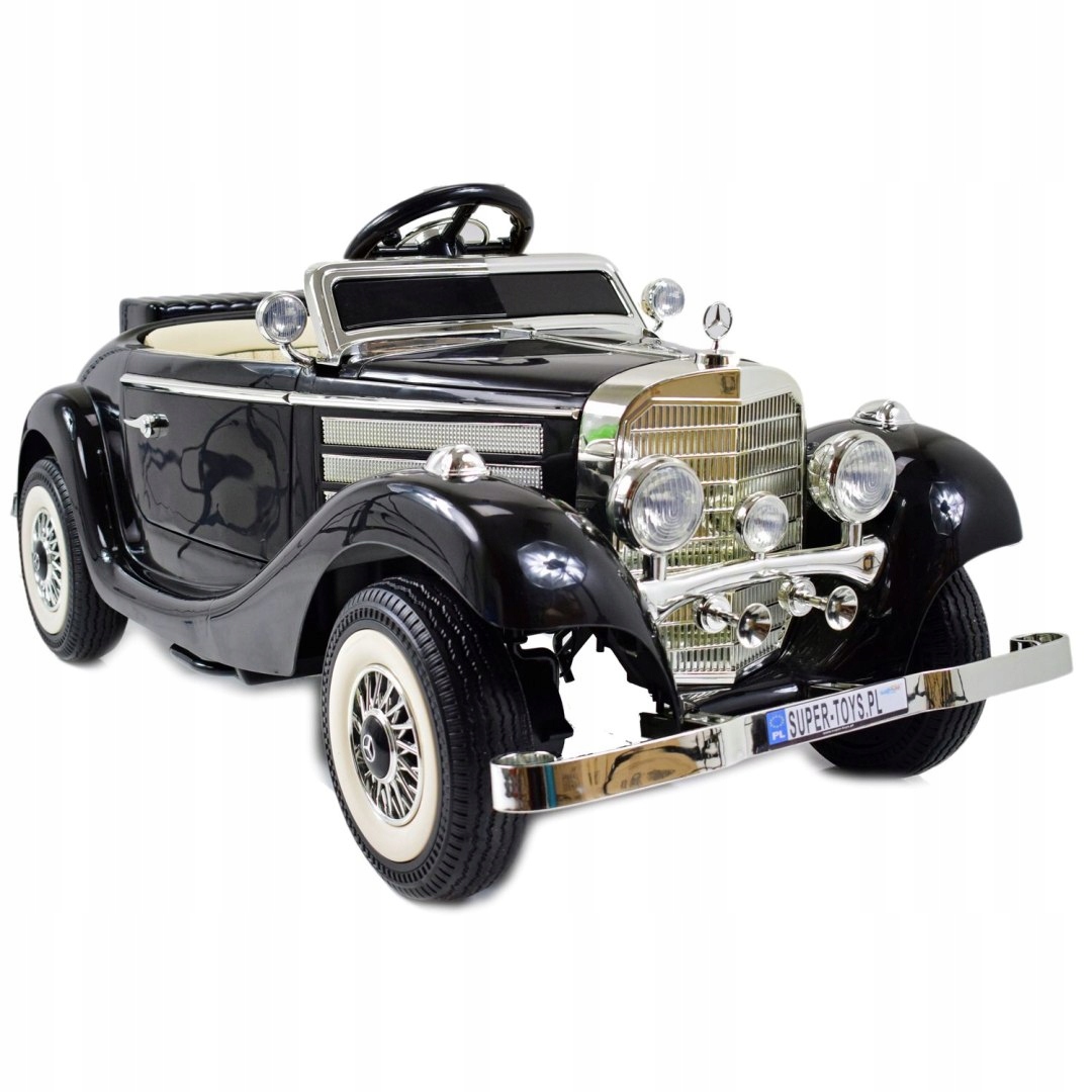 Mercedes Retro Typ 540K Dla Dziecka I Dla Rodzica, Miękkie Koła Eva, Miękki