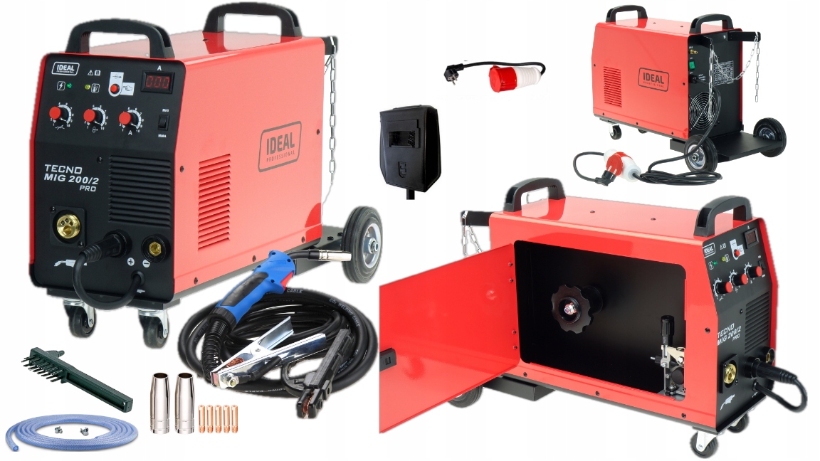 Spawarka Migomat Ideal Tecnomig 200/2 Pro Igbt Mma 230/400V