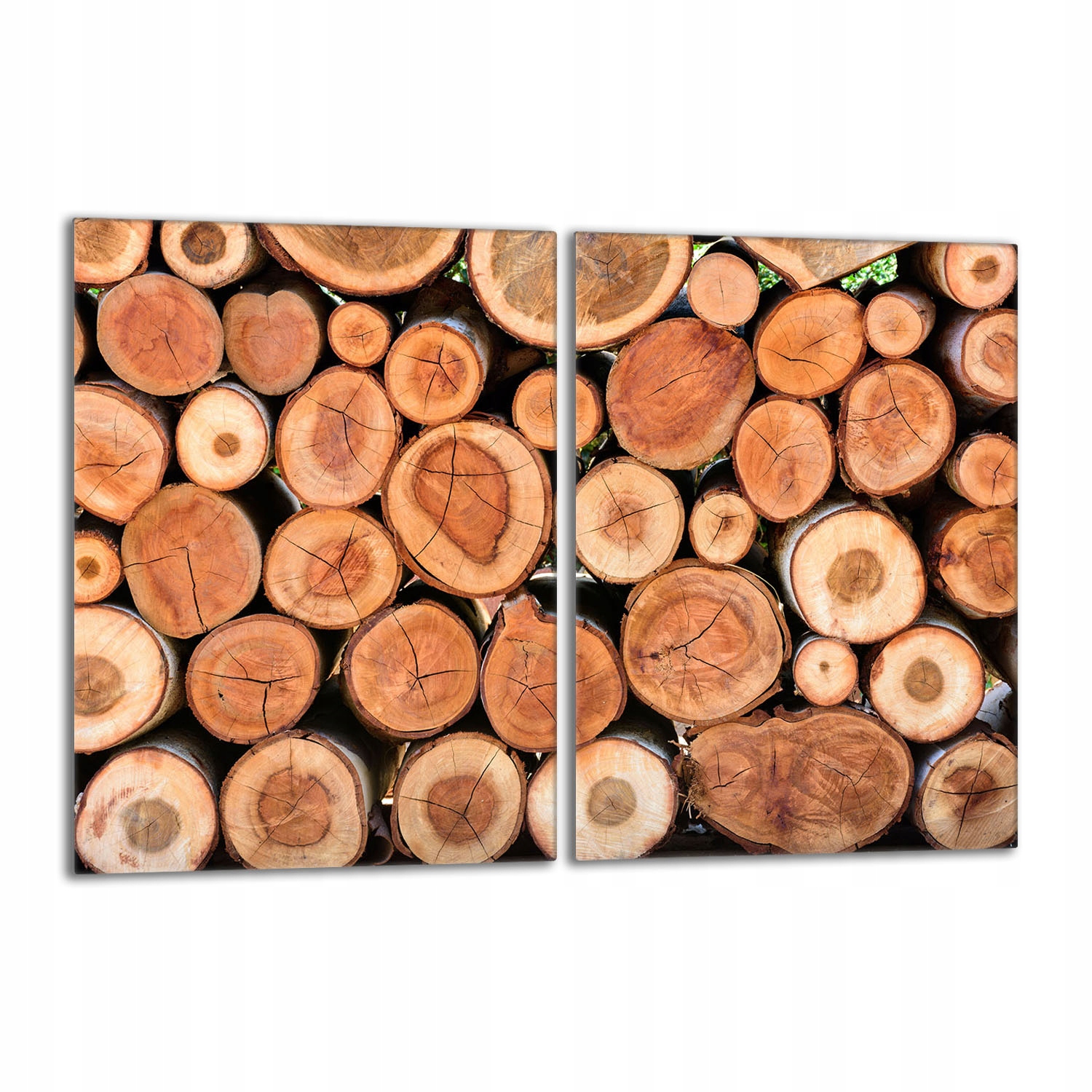 Skleněná ochranná deska na sporák 2x40x52 Dřevo Do Kuchyně