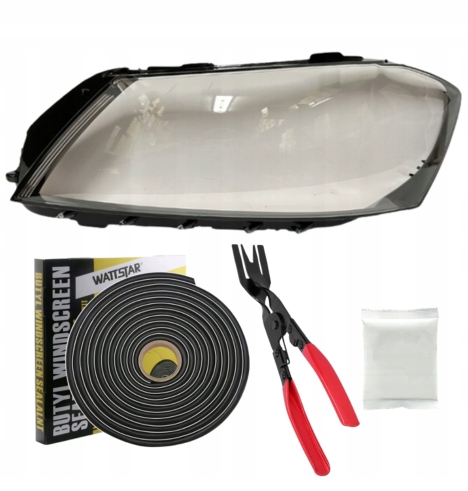 Vw Passat B7 10-14 Kryt Světla Přední Levé Lepidlo Kleště Pohlcovač