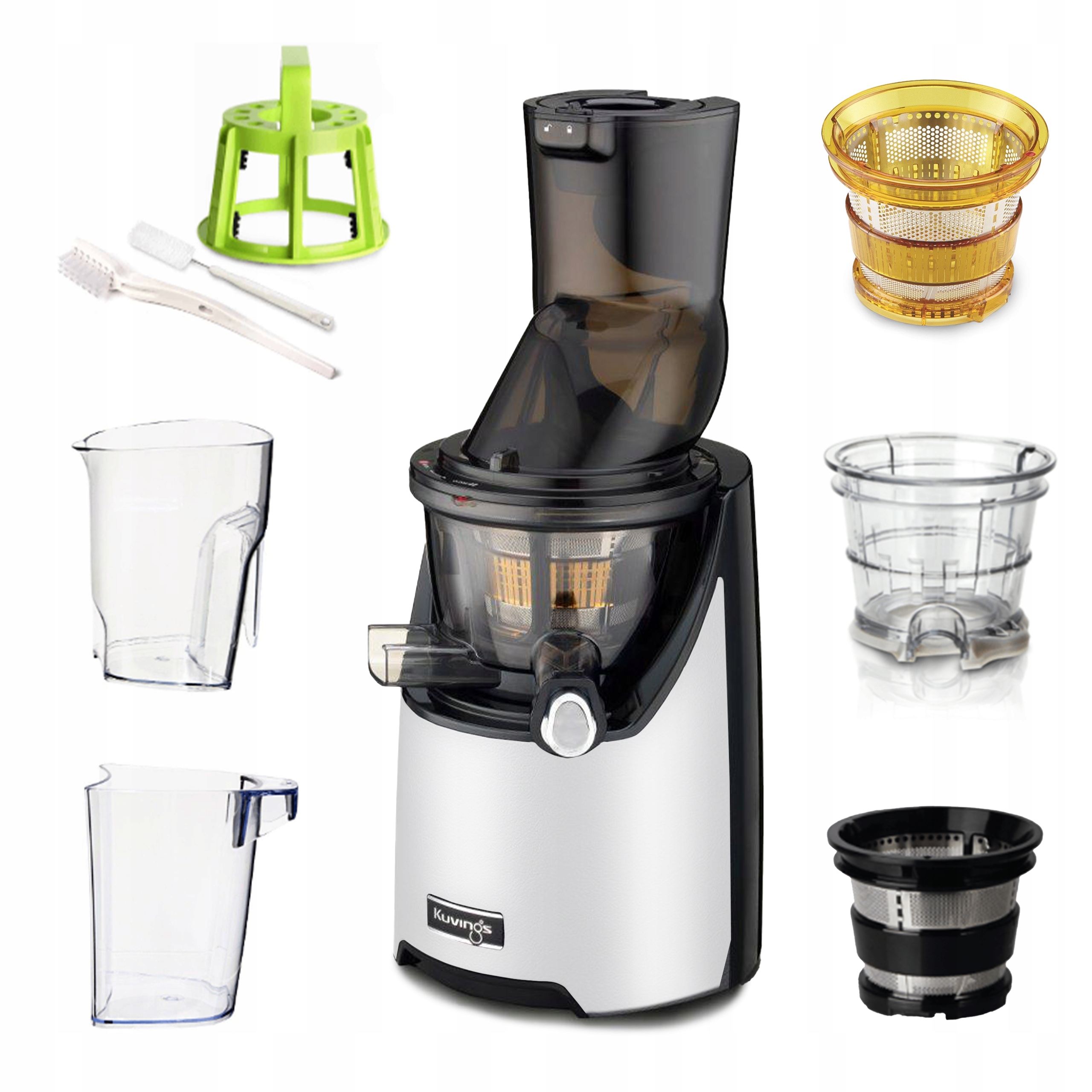 Kuvings EVO820 Pomalý Odšťavňovač Na Šťávy Z Ovoce A Zeleniny Vertikální