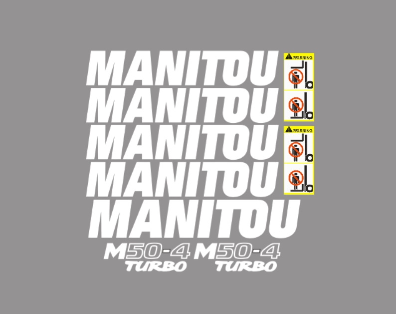 Samolepky Manitou M50-4 Turbo