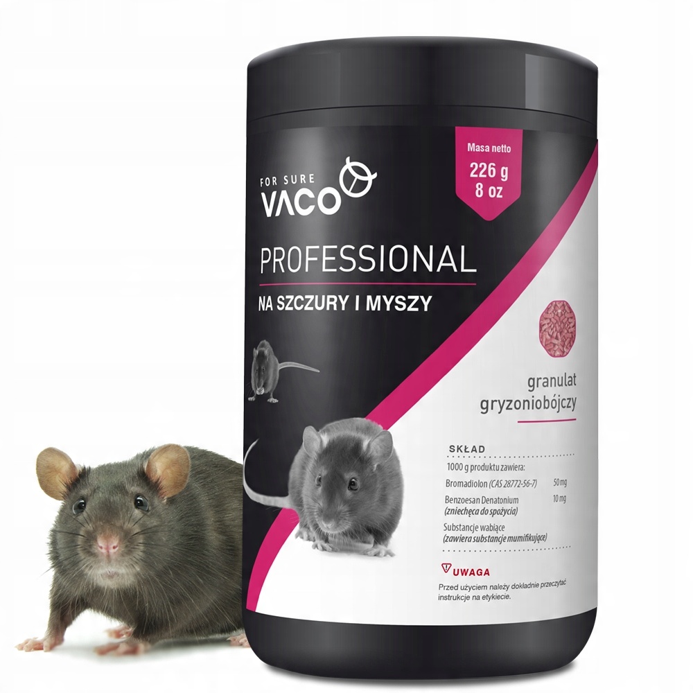 

Vaco Professional Granulat na szczury i myszy 226