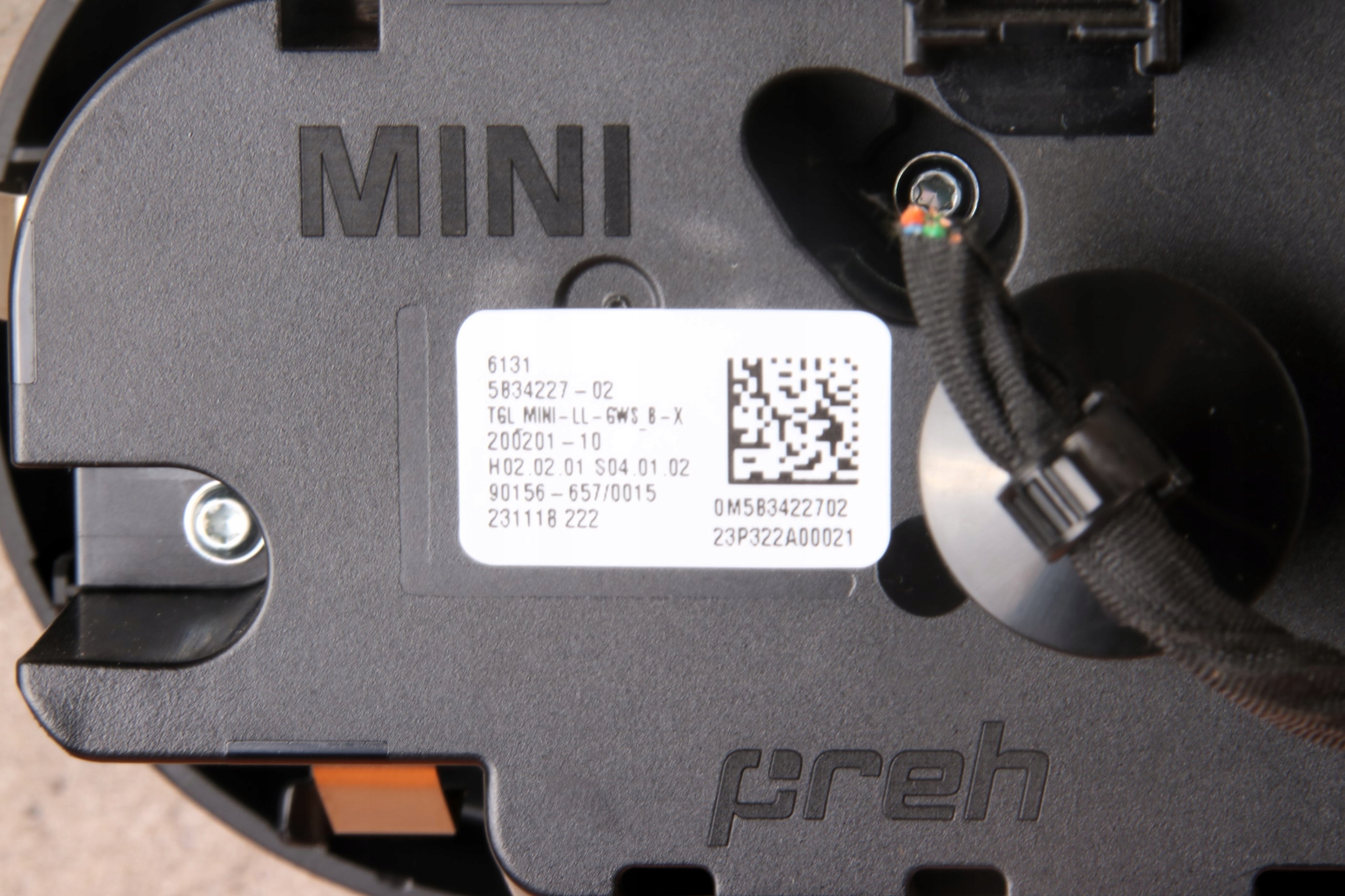 MINI J01 J05 PANEL central switch switch POWER EXPERIENCES 5B34227