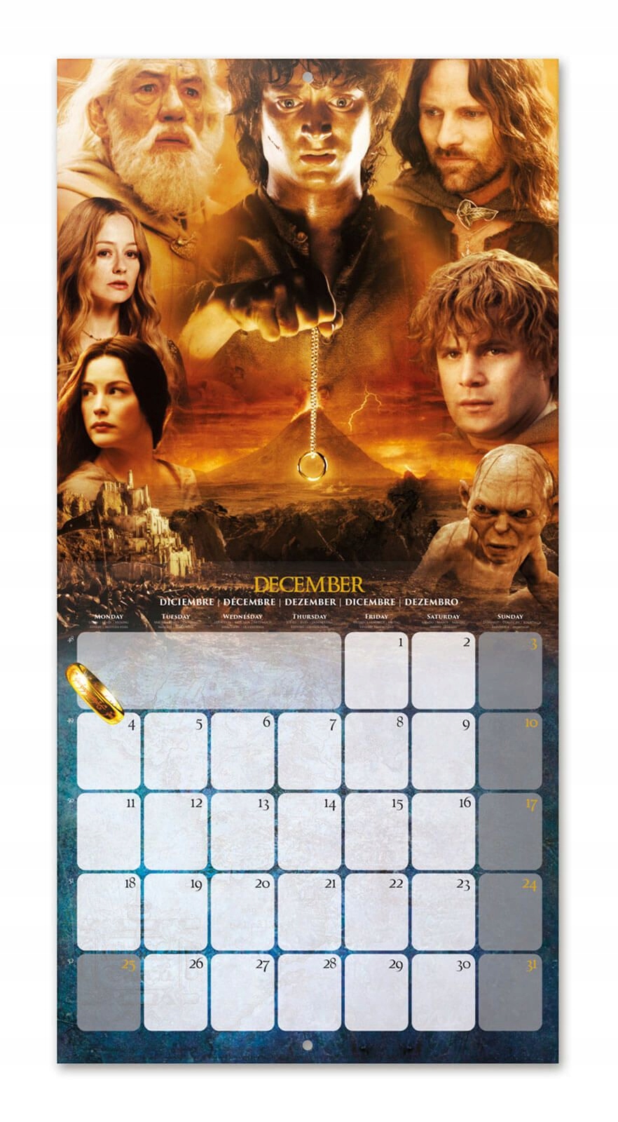

Kalendarz 2023 Władca Pierścieni Lord of the Rings