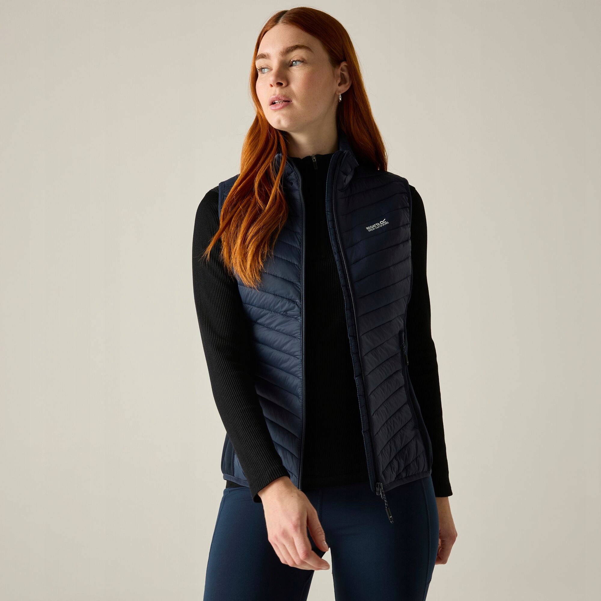 Dámská vesta Andreson Hybrid Gilet RWB147 Barva: Navy, Velikost: 12
