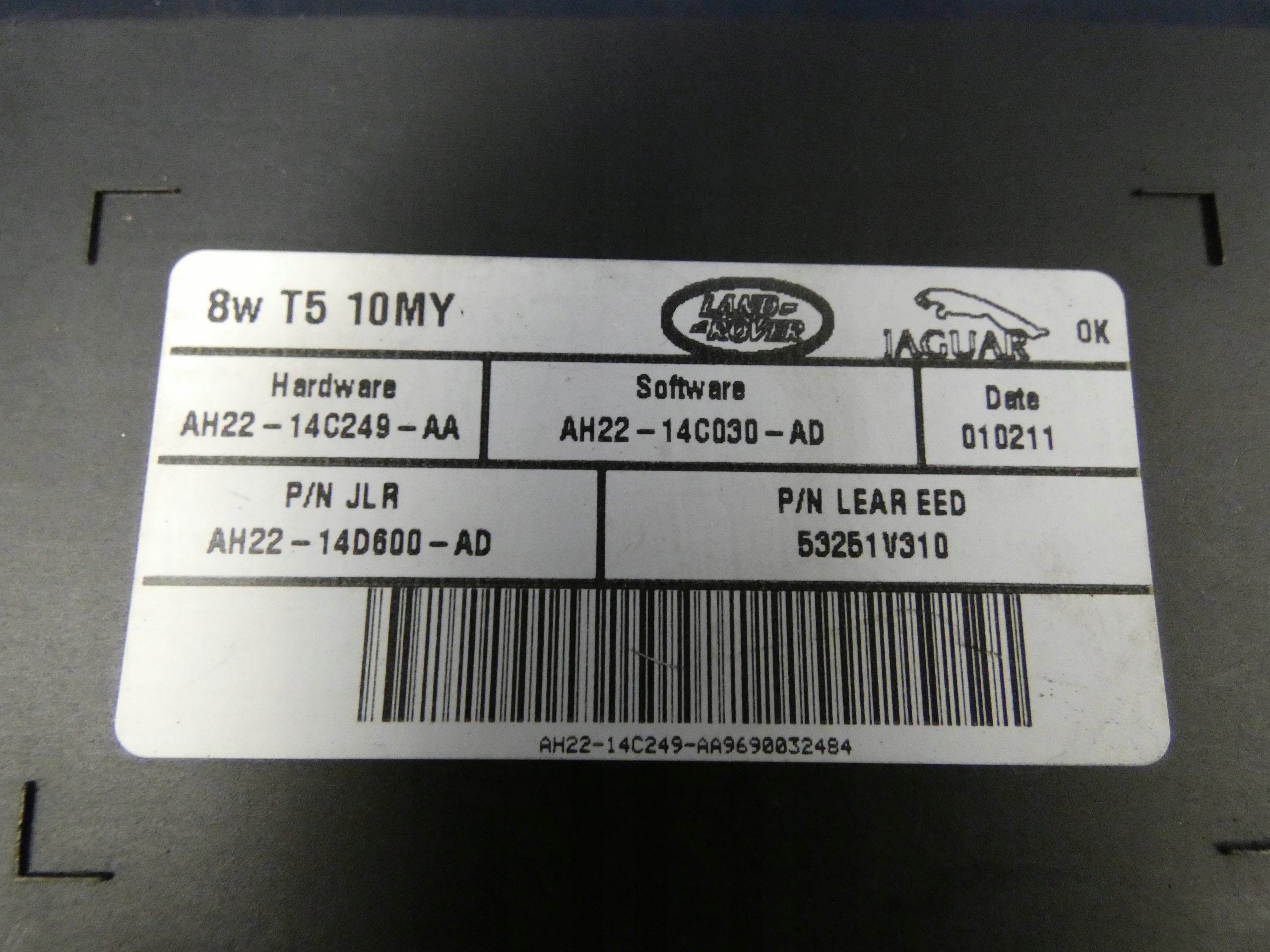 AH22-14C249-AA - RANGE ROVER SPORT L320 передний правый модуль сиденья