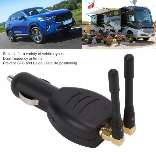 Blokada Sygnału GPS samochodu DC12V / 24V L1 / L2 Marka Inna