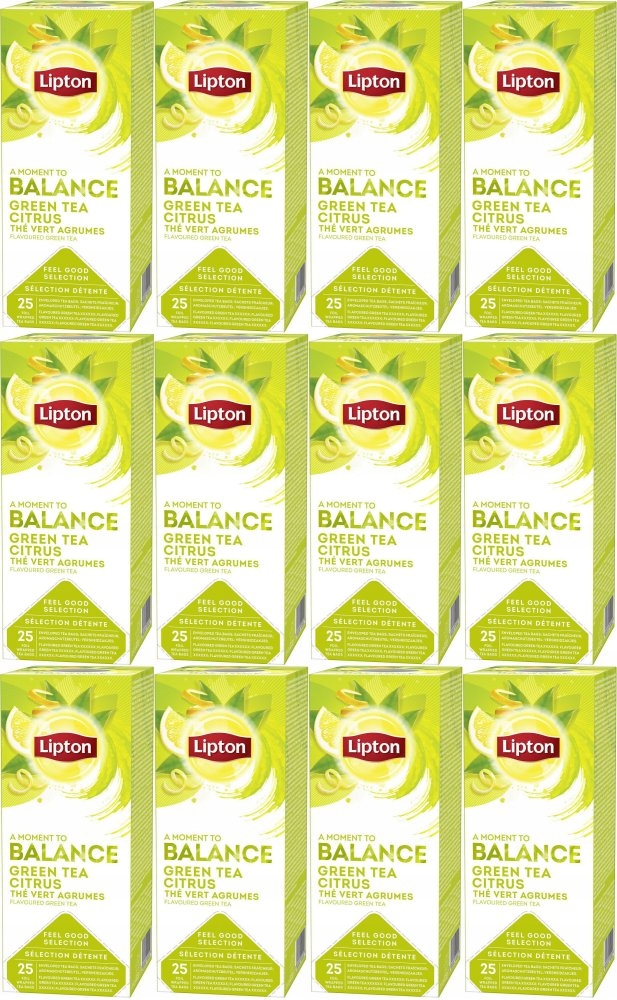 Herbata zielona Lipton Classic cytrynowa 300szt