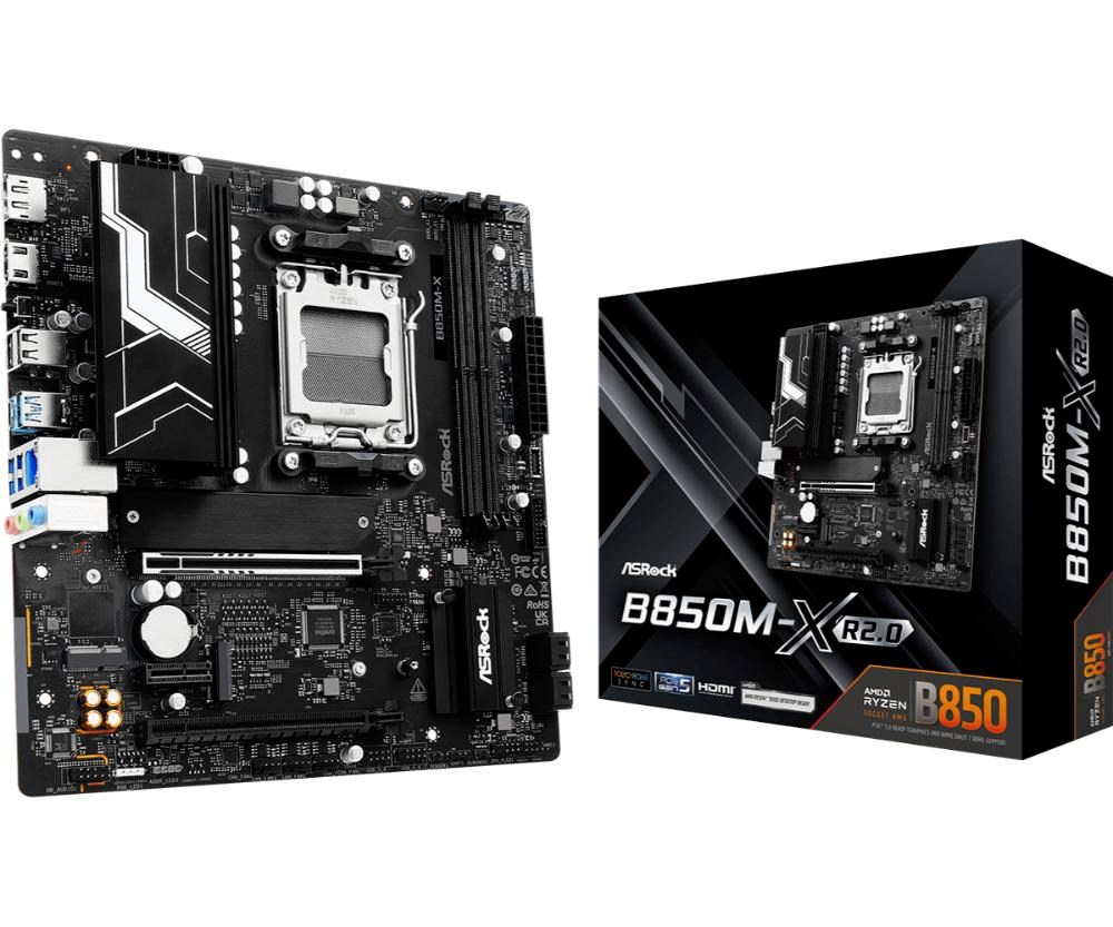 ASRock Mb Sc AM5 B850M-X R2.0, Amd B850, 2xDDR5, 1xDP, 1xHDMI, mATX…