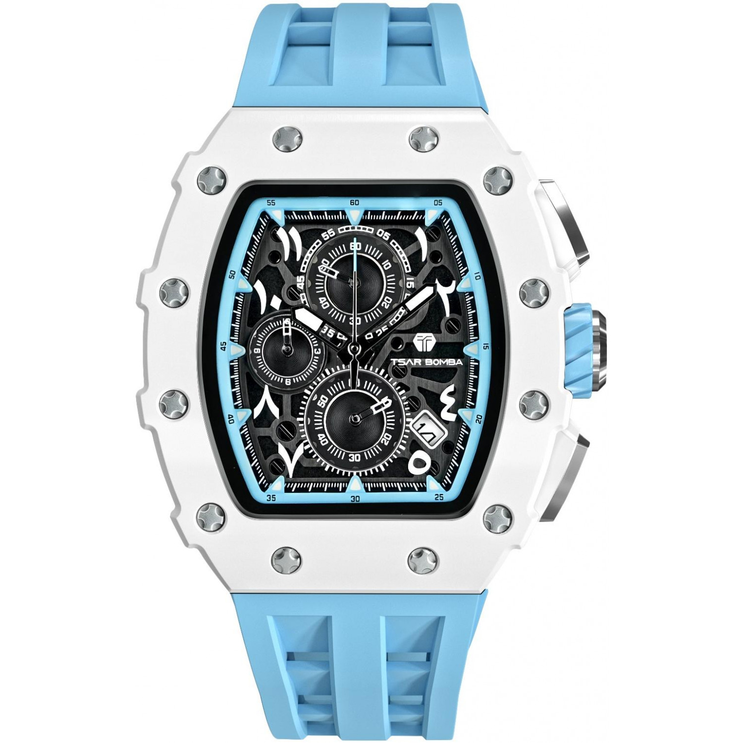 Pánské Hodinky Tsar Bomba TB8204QA-02 modrý pásek
