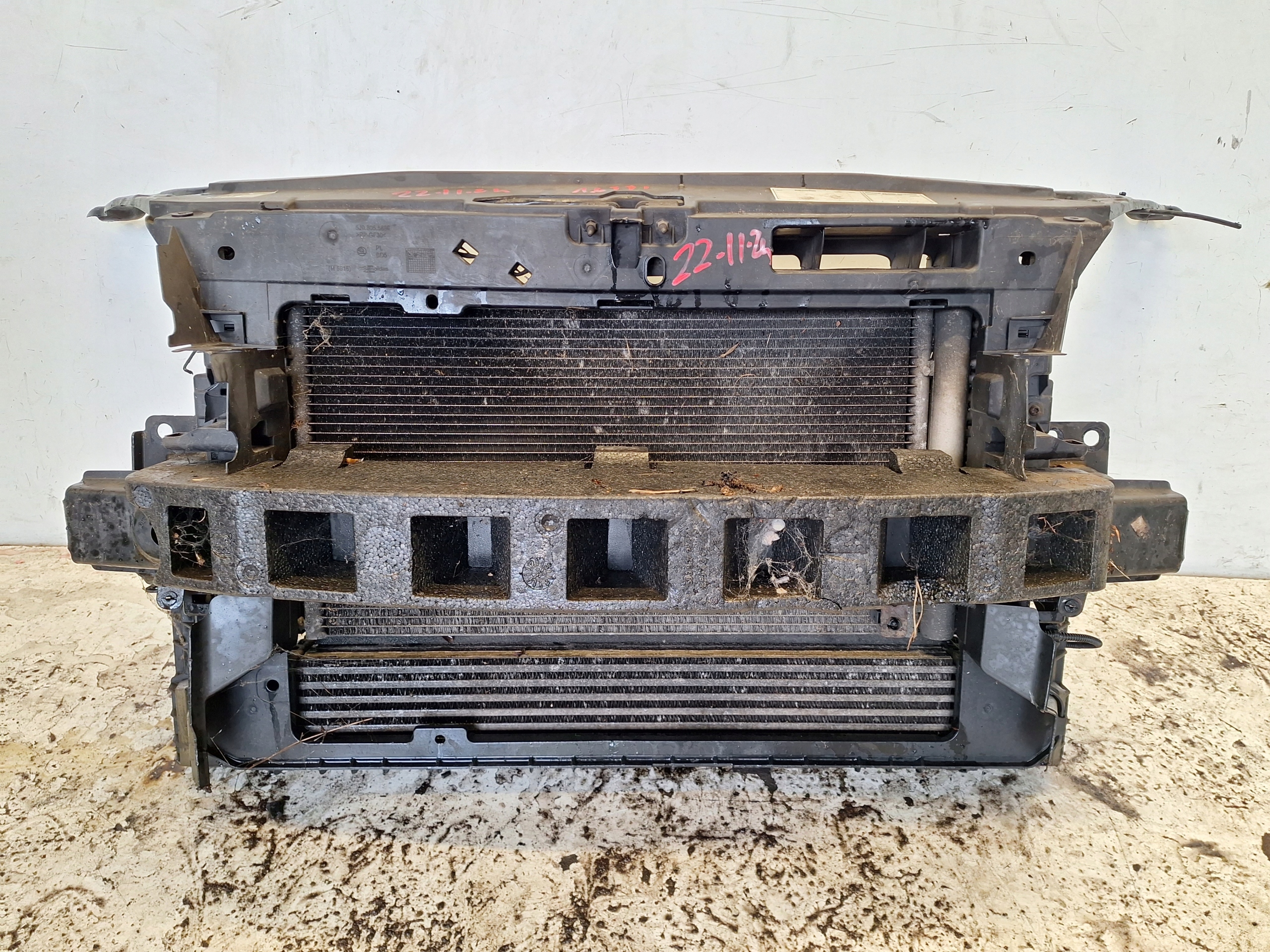 SKODA FABIA II LIFT 10-14 support panel for radiators 1.6 TDI