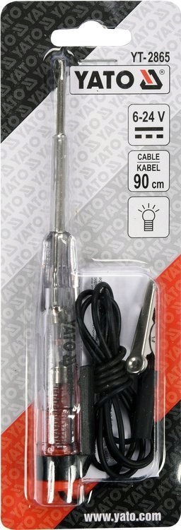 

Próbnik Napięcia Samochodowy Yato YT2865 6V-24V