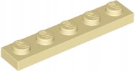 

Lego 78329 Płytka 1x5 piaskowa Nowa (1g)