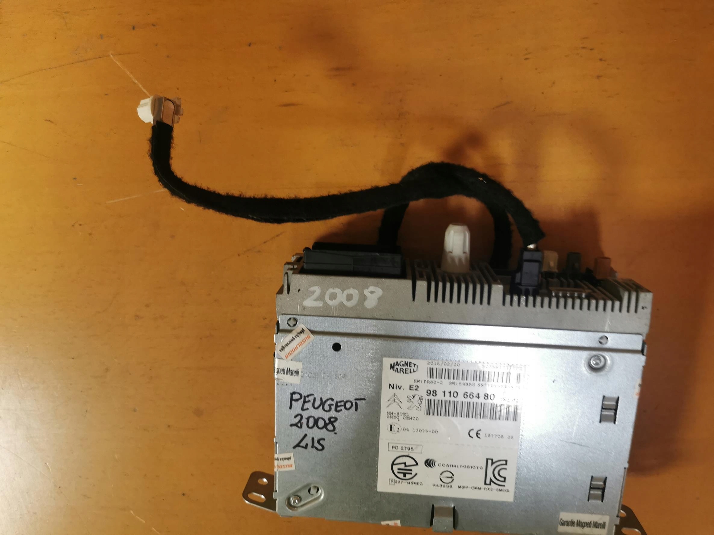 RADIO lettore CD PEUGEOT 2008 e 9811066480 13-19