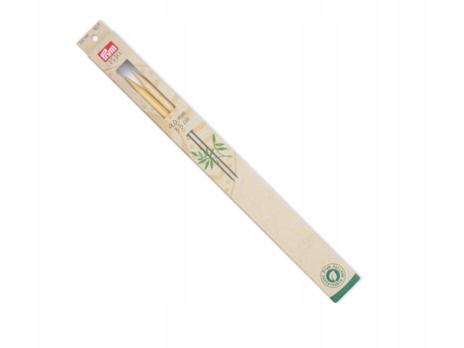 Druty proste bambusowe Prym 9" 33cm 222109