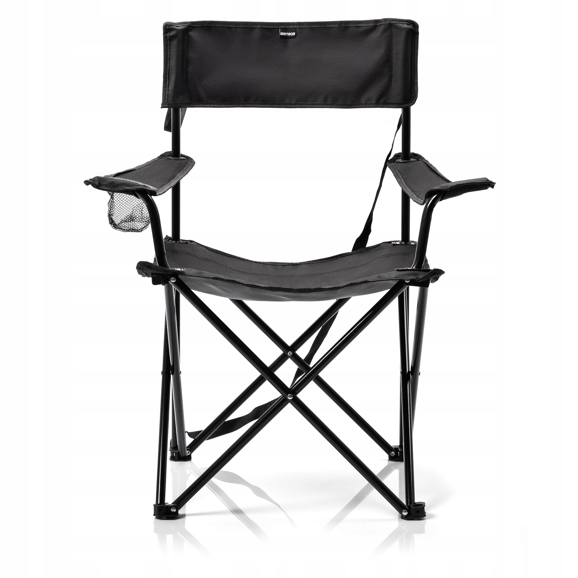 KRZESŁO SKŁADANE TURYSTYCZNE METEOR SEZA czarne Marka Meteor