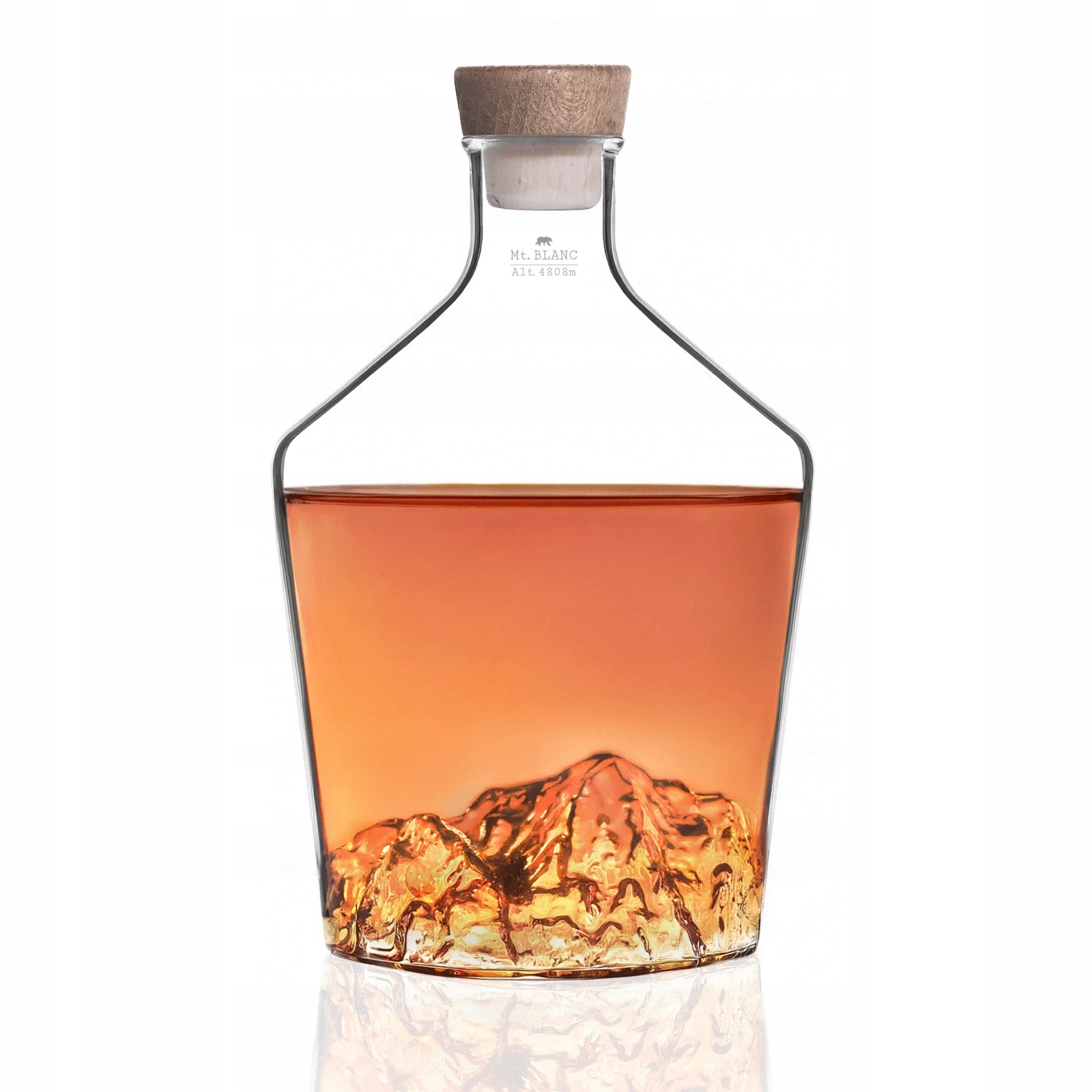 Karafa na whisky Mount Blanc Topografická