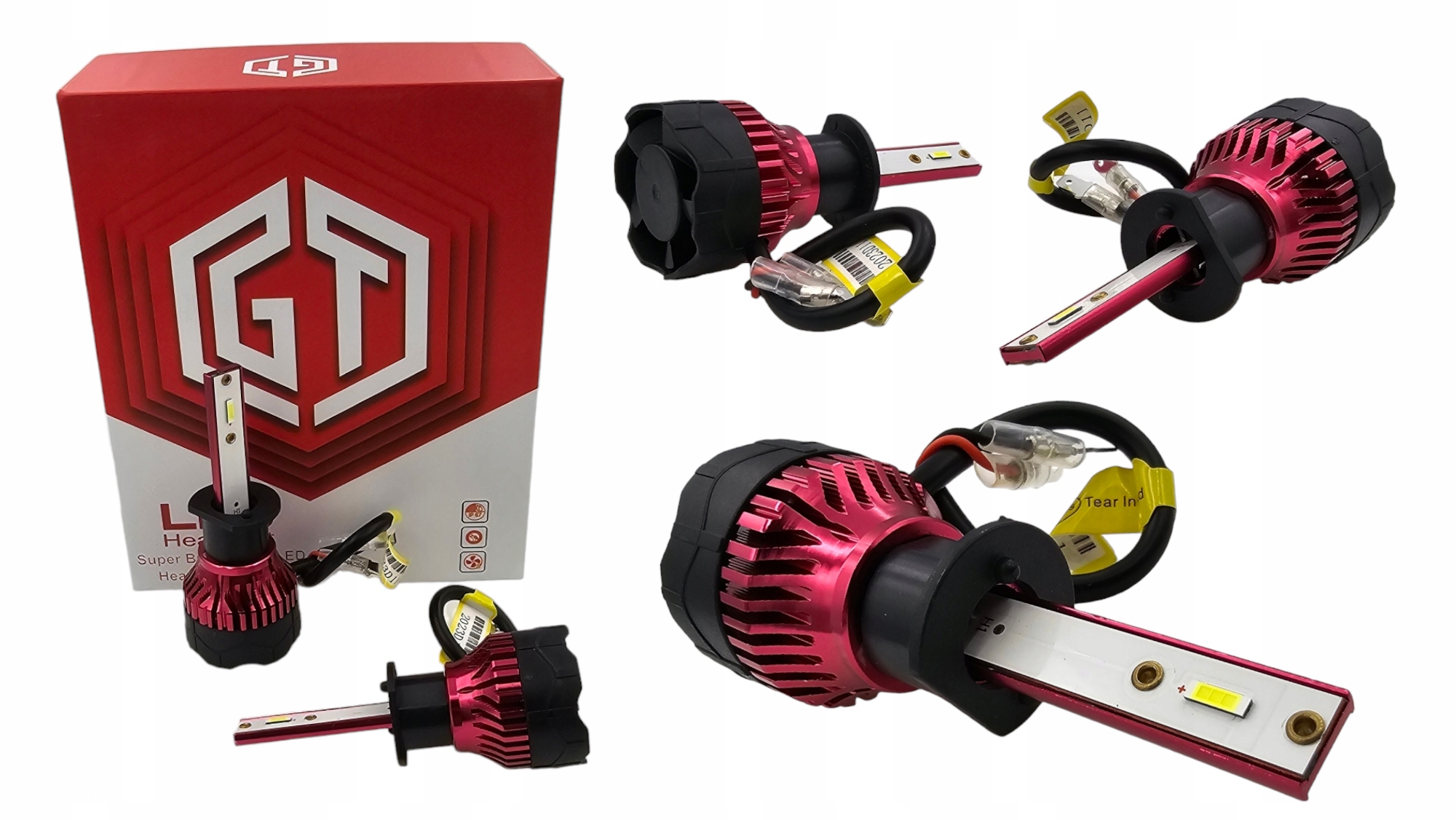 Led Žárovky Gt H1 Csp Headlight Zes Cree Ultra Silné světlo +300% IP68