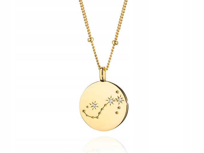 Pozlacený Náhrdelník Znamení Štír Souhvězdí