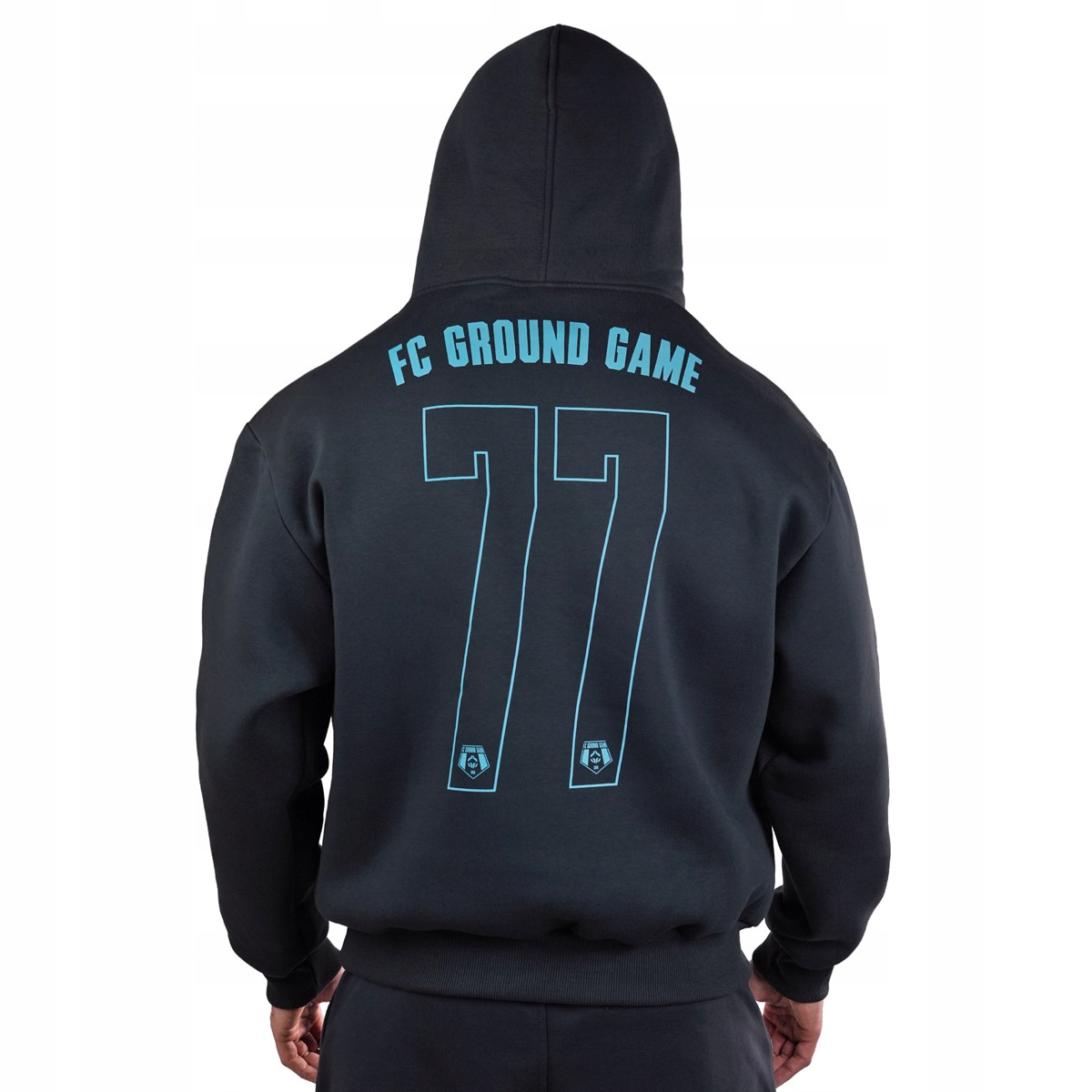 Mikina s kapucí Fc Armbar Oversize (antracitová) XXL Ground Game