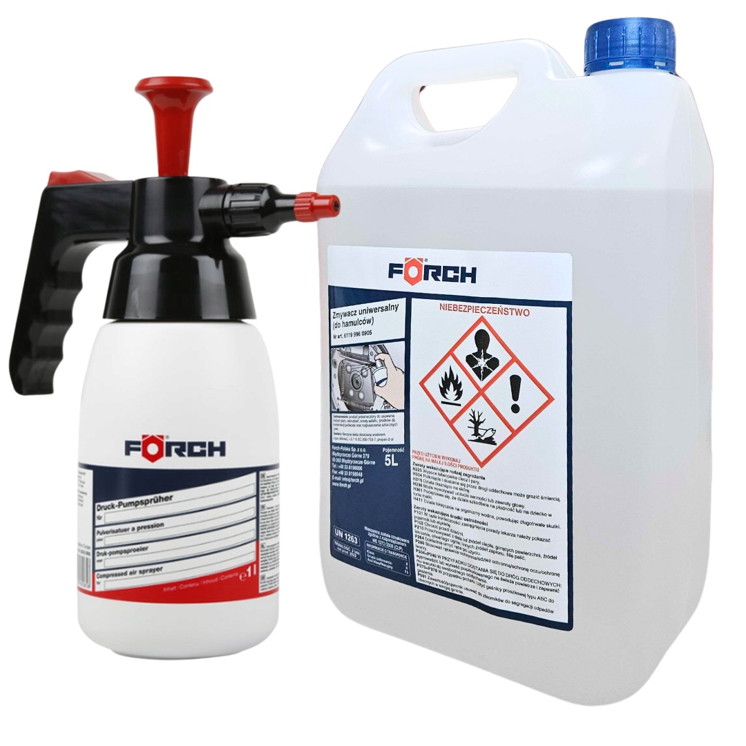 Univerzálny umývač riadu 5L tlakový rozprašovač Forch 1L Set