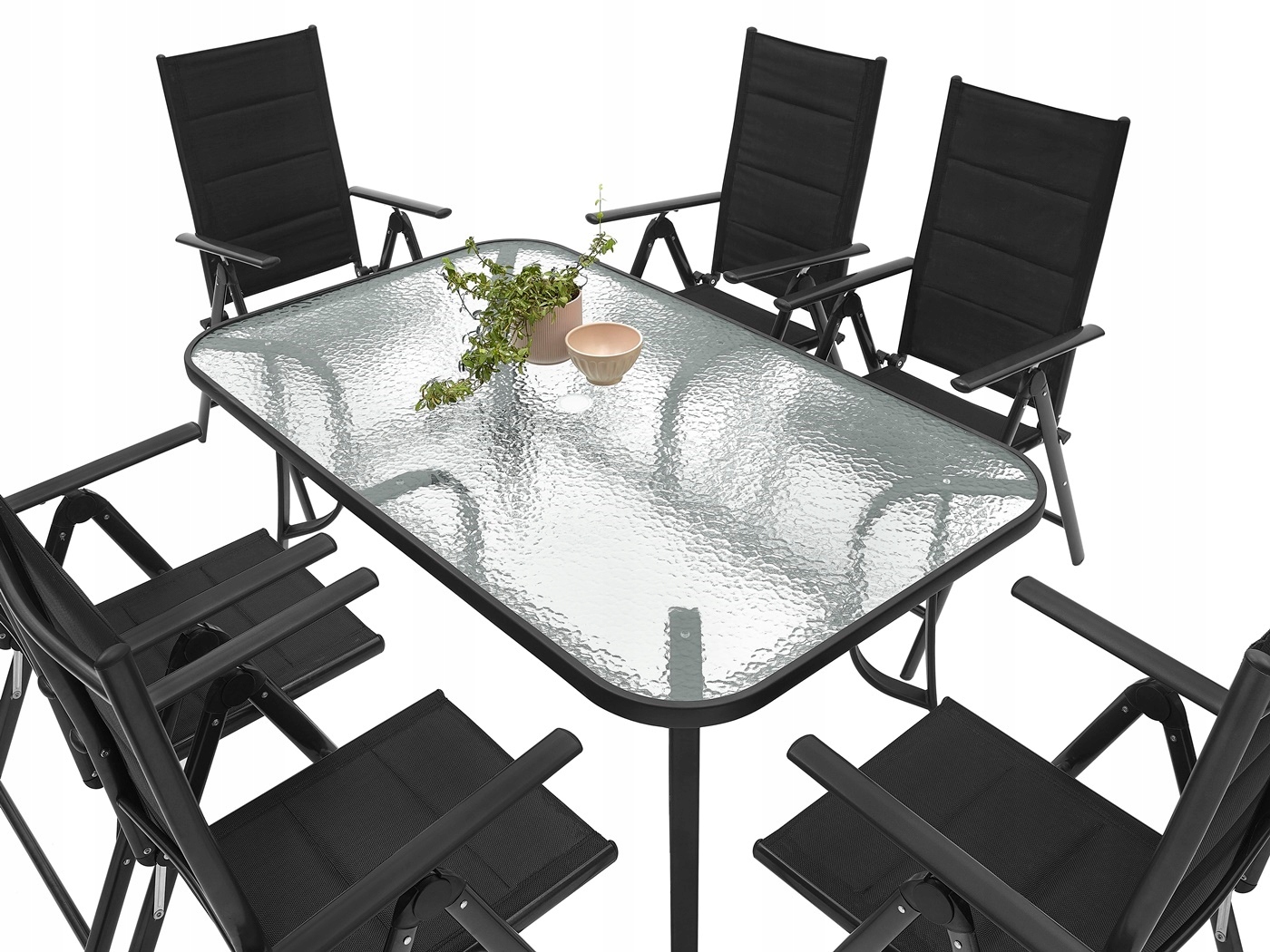 MEBLE OGRODOWE TARAS 6 KRZESEŁ OGRODOWY ZESTAW Producent MAT-COMPANY