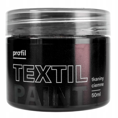

Farba do tkanin ciemnych Profil 50ml czarny