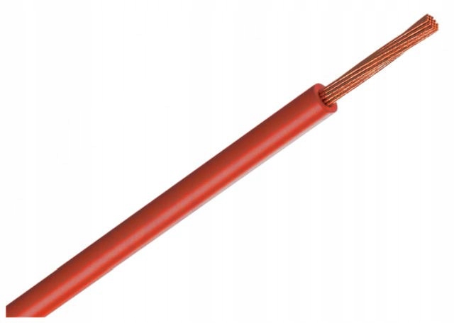 

Kabel Przewód Flry-b 2,5mm2 1x2,50mm Czerwony 1m