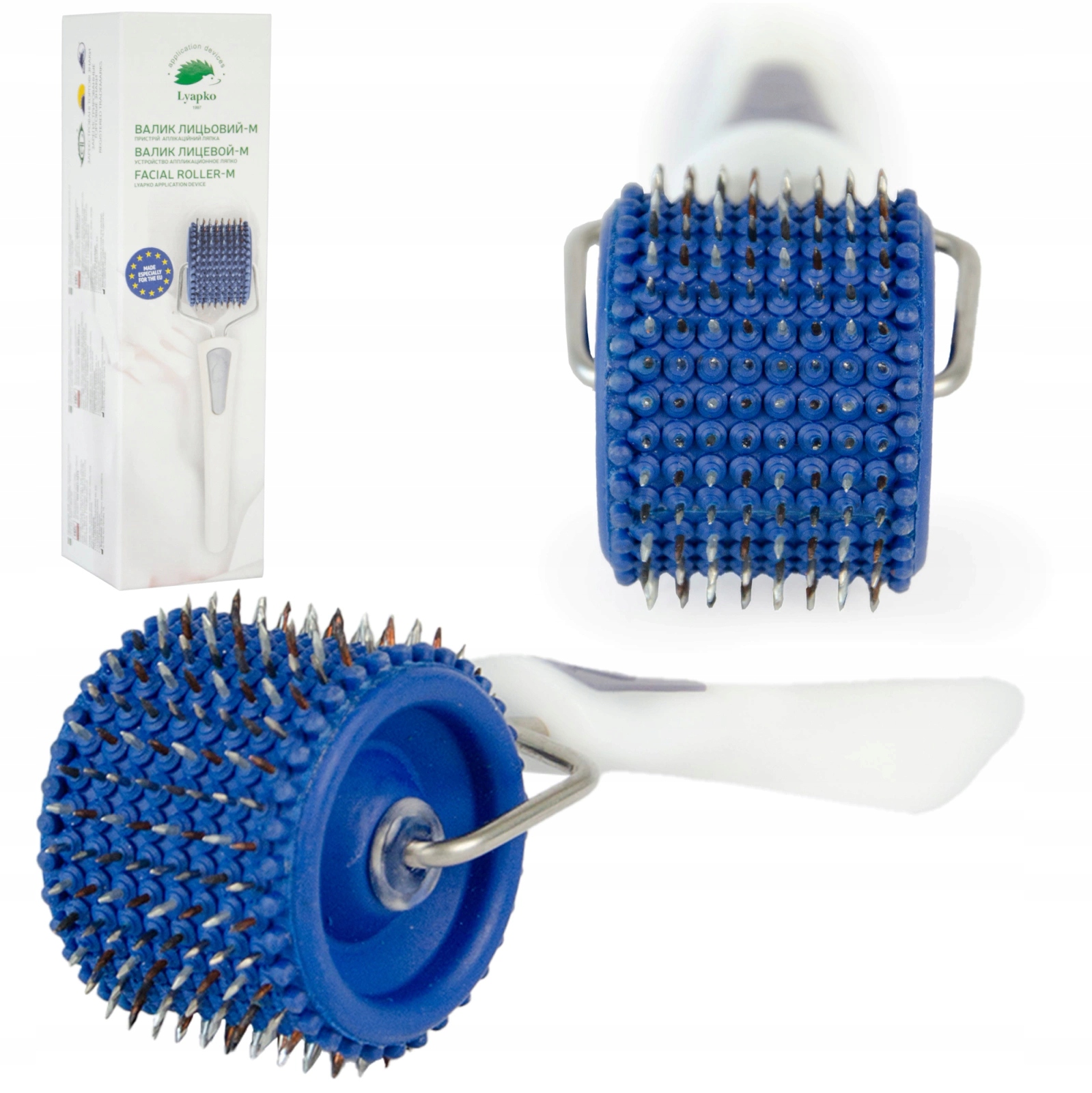 Roller Wałek Do Twarzy Aplikator Wieloigłowy Odprężający Bez Niklu 3,5 mm