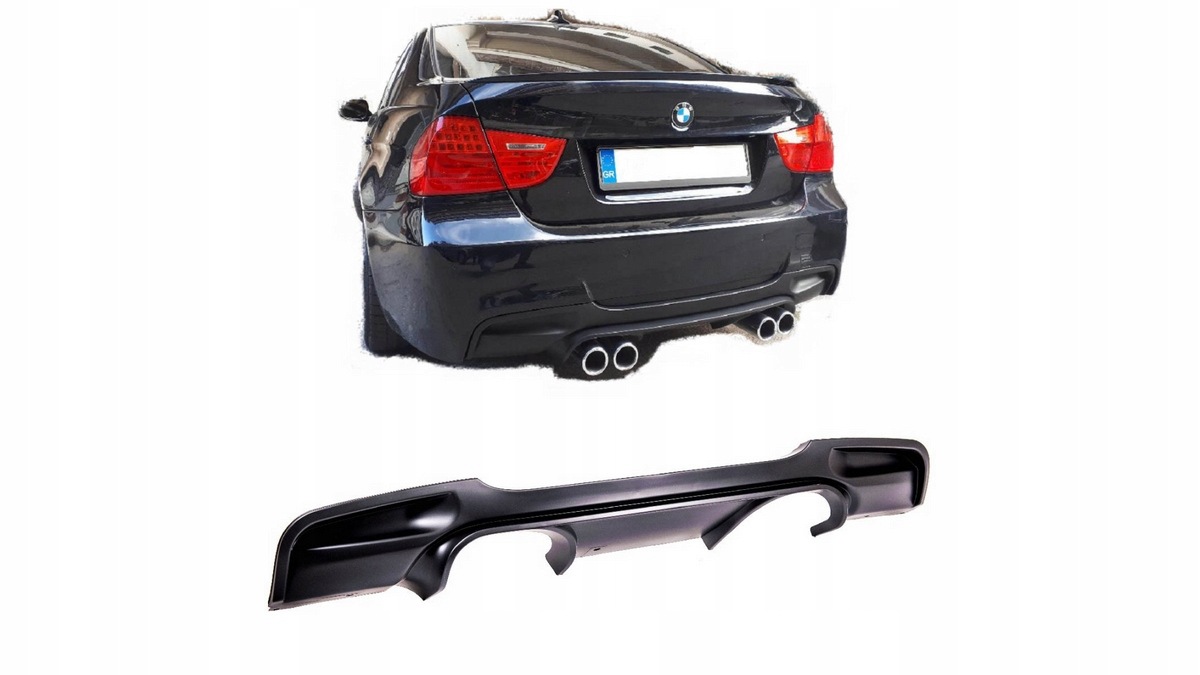 Difuzér Bmw 3 E90 E91 zadný Matt čierny