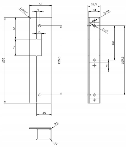 ELEKTROZACZEP R4 PAMIĘĆ WEWN BLOKADA KASETA SZYLD Marka Elektra Plus
