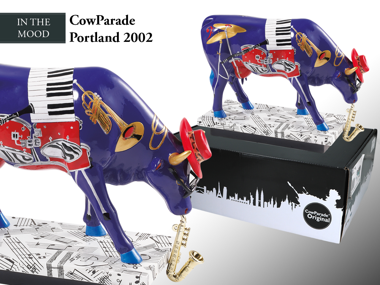 Figurka Krava Cow Parade In The Mood Zberateľská Socha Ako Darček