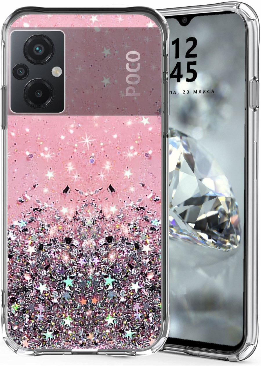 

Etui Do Poco M5 Brokat Szkło