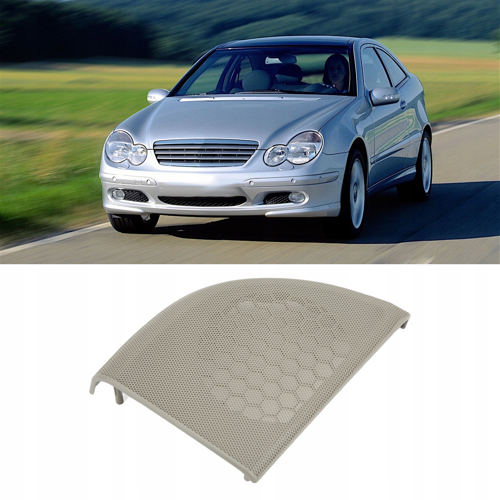 MERCEDES W203 CLC C KRATKA OSŁONA GŁOŚNIKA DRZWI Numery katalogowe zamienników 1616210385611