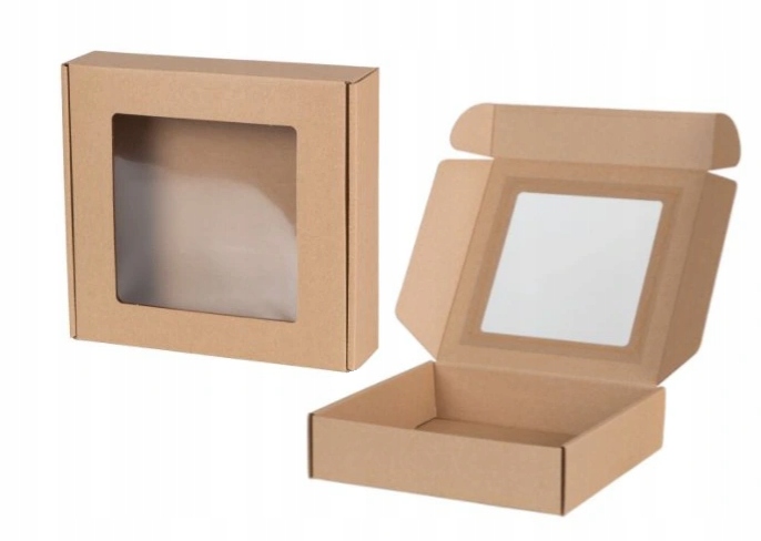 

Ozdobne pudełko z okienkiem 20x20x5cm