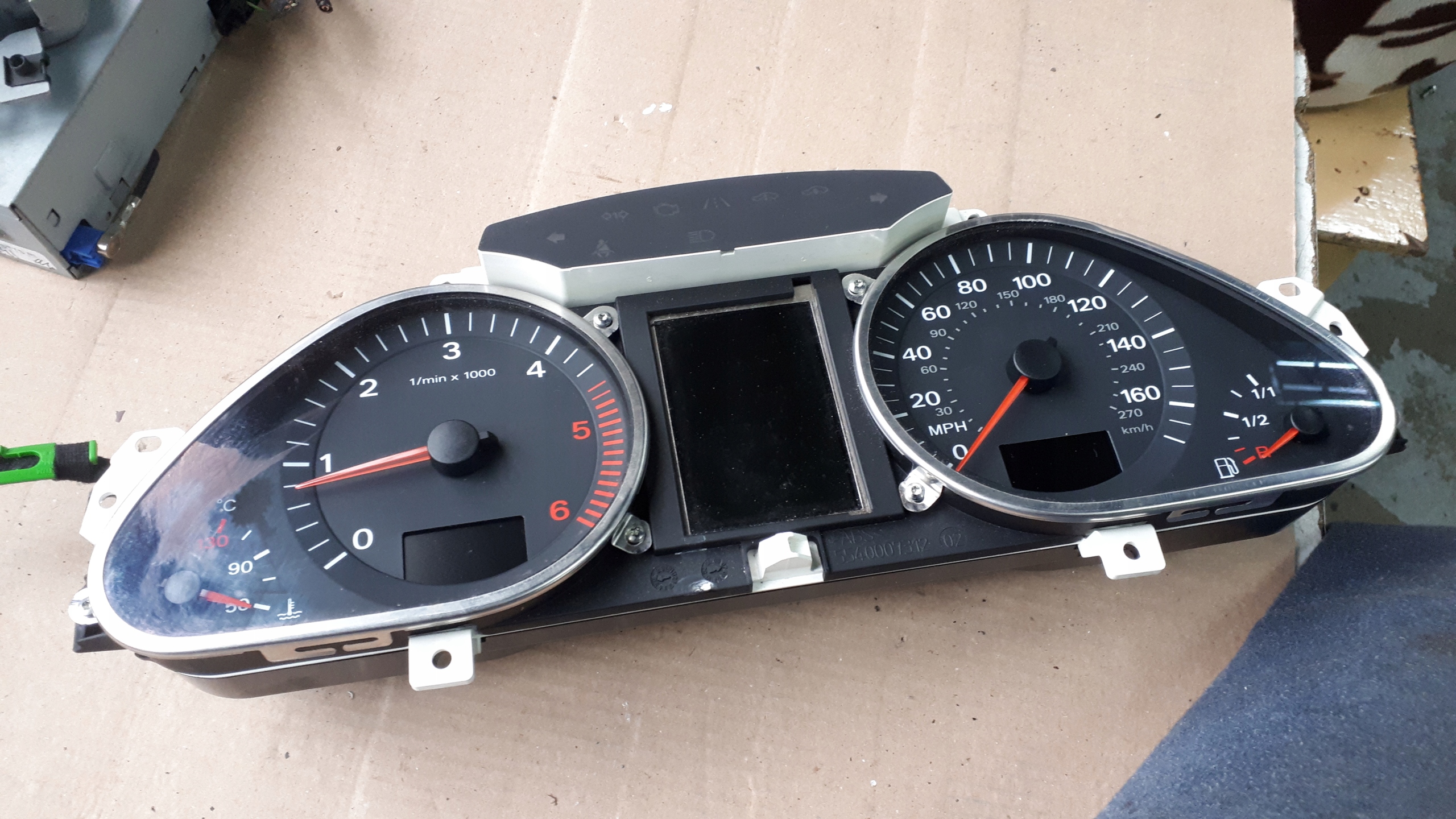Q7 4L dials clock FIS dials 4.2 TDI UK DIESEL