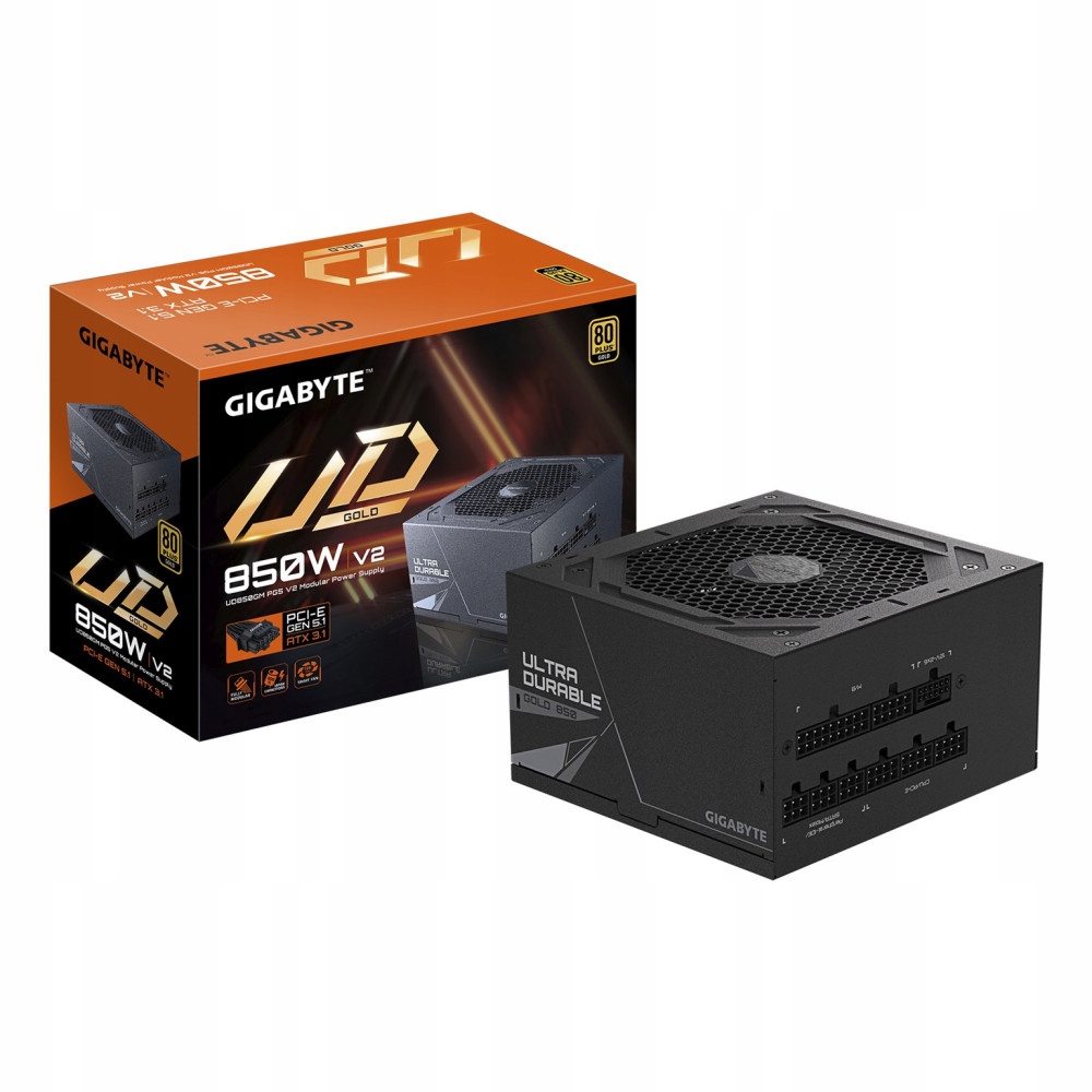 Zasilacz Gigabyte UD850GM PG5 V2 850W 80+ Gold Atx 3.1 Modularny