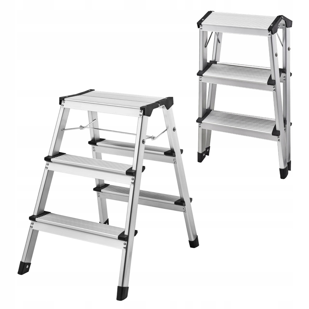 Rebrík 3 schodíky 60 cm hliníkový