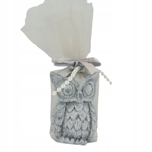 

Świeca Zapachowa Sowa Mini 6CM W Tiulowym Woreczku