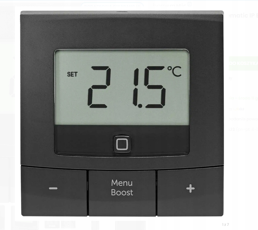 Homematic Ip Nástenný termostat Basic, antracit HmIP-WTH-BA