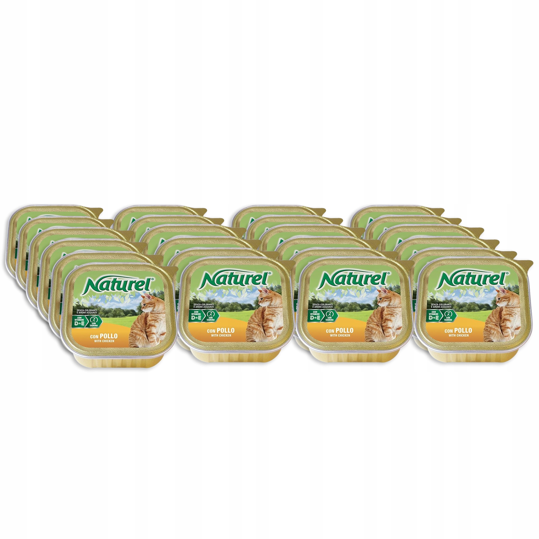 Life Cat Naturel krmivo pro kočky tácek Set 28x100 g Kuře