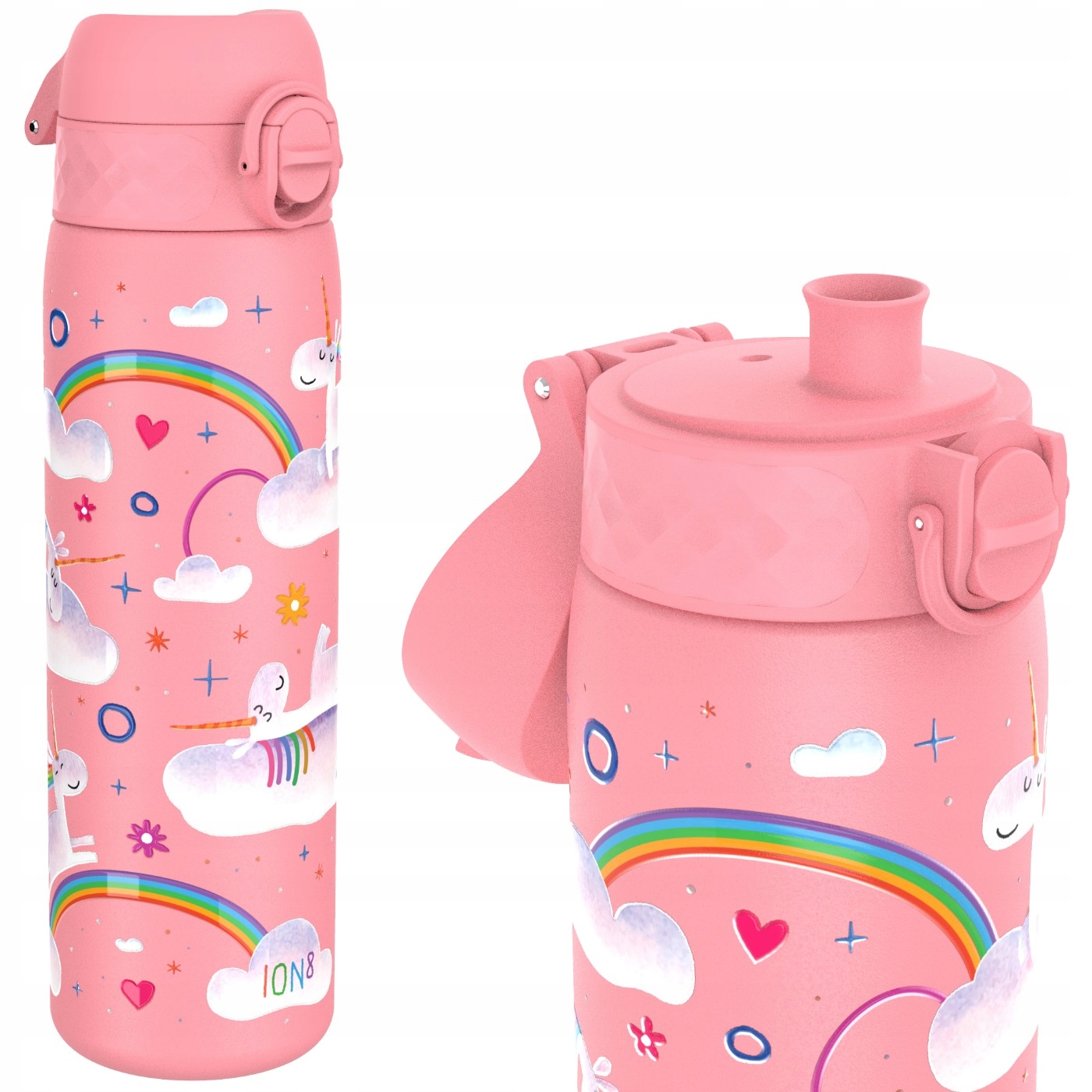 Termický Lahev Na Pití Termos Růže Jednorožec Kůň Unicorn Duha ION8 0,5 L 500 ml