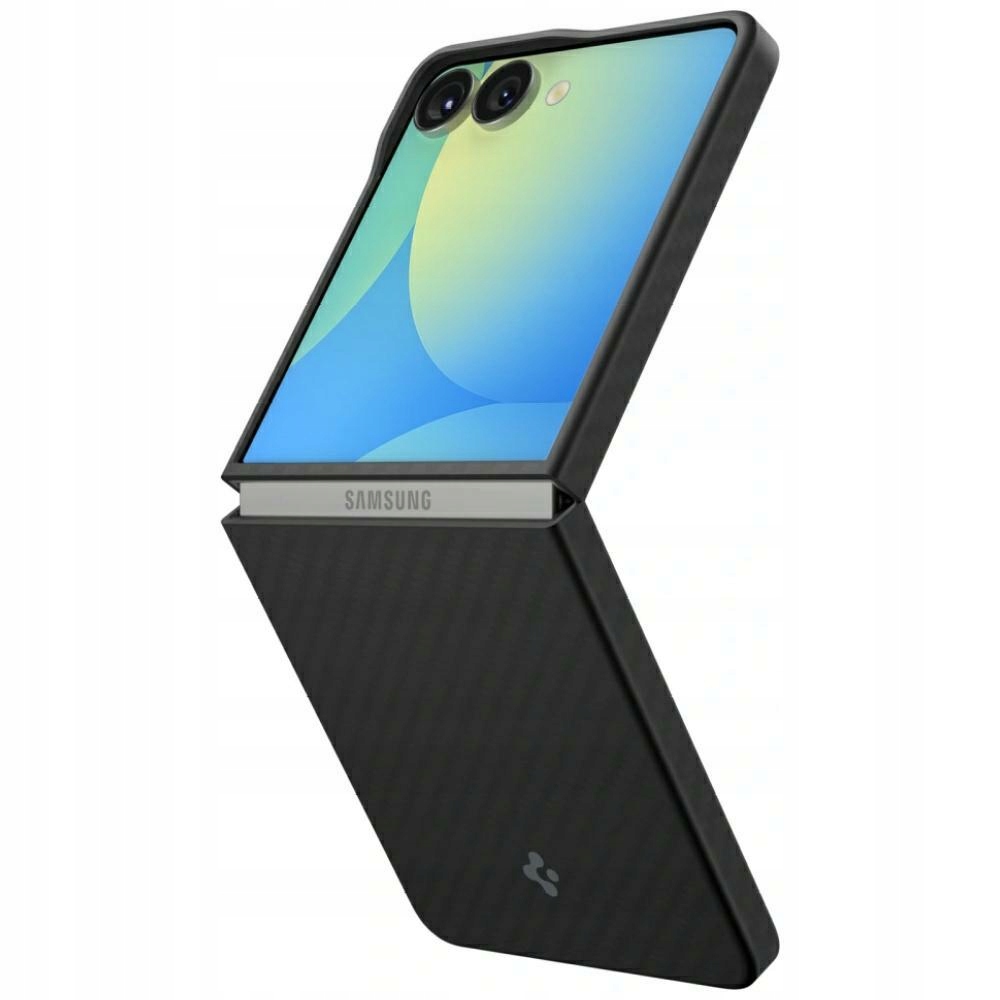 Puzdro Spigen AirSkin Aramid pre Samsung Galaxy Z Flip7 čierne