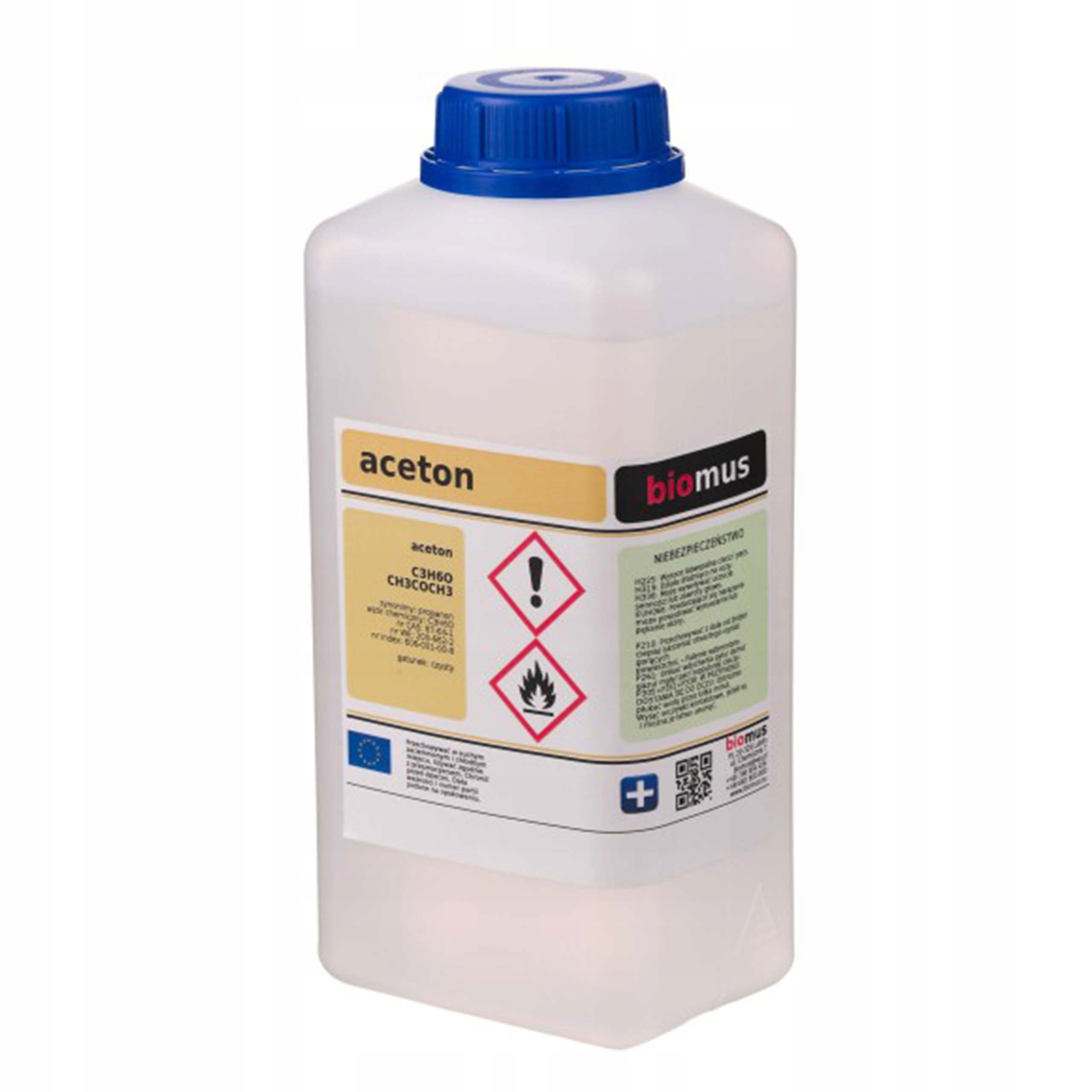 

Aceton gat. czysty 1000 ml Biomus