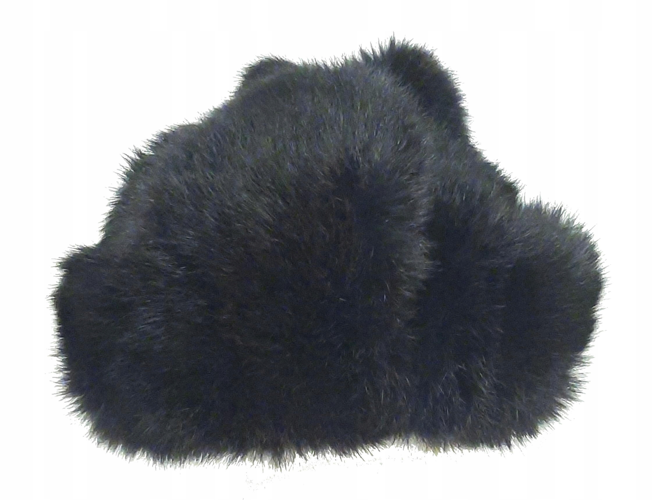 CZAPKA DAMSKA ZIMOWA PAPACHA KRÓLIK Natura CZARNY Płeć kobieta