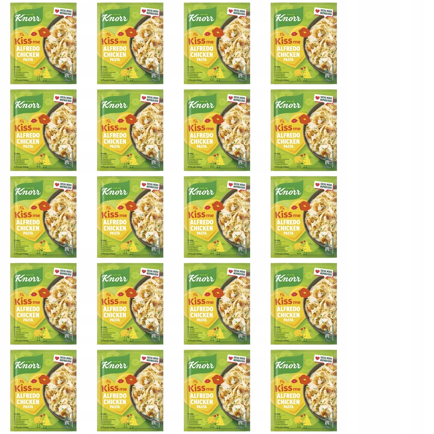20 x 42 g Knorr alfredo chicken pasta Karton