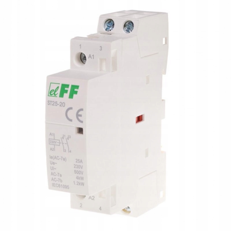 Modulární stykač 25A 230V Ac ST25-20 na lištu F&f 3997