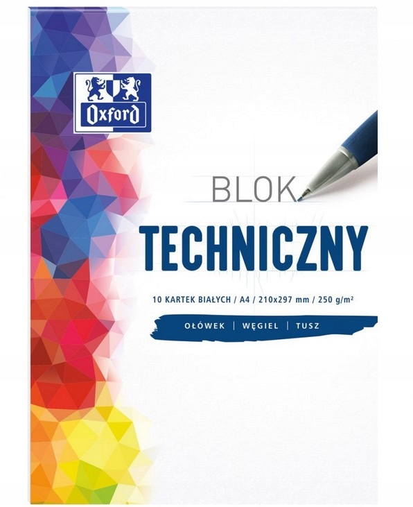 BLOK TECHNICZNY OXFORD A4 250g/m2 10K